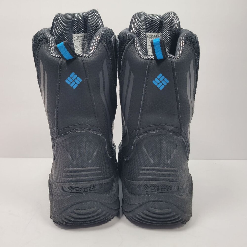 Columbia Bugaboot Plus IV Waterproof Youth Black Snow Boots BY5955-010 US Size 5 - Picture 4 of 11